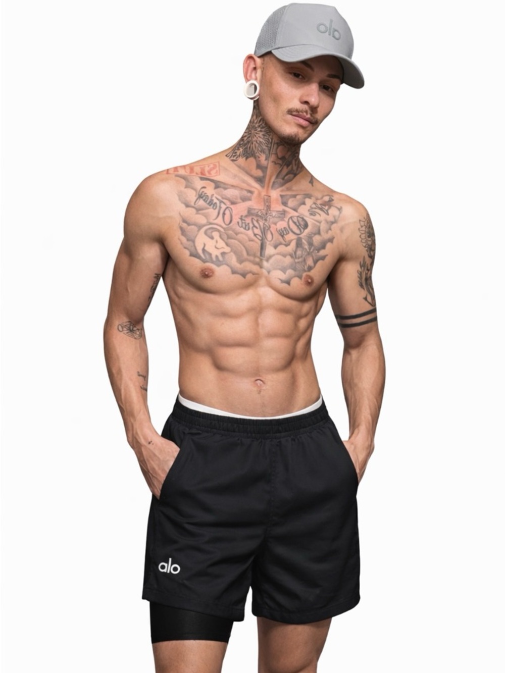 ALO Yoga Men’s Athletic Shorts - Black